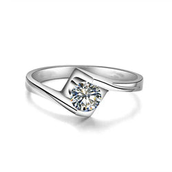 1,25 Ct Solitaire Prachtige Briljant Geslepen Echt Diamanten Verlovingsring