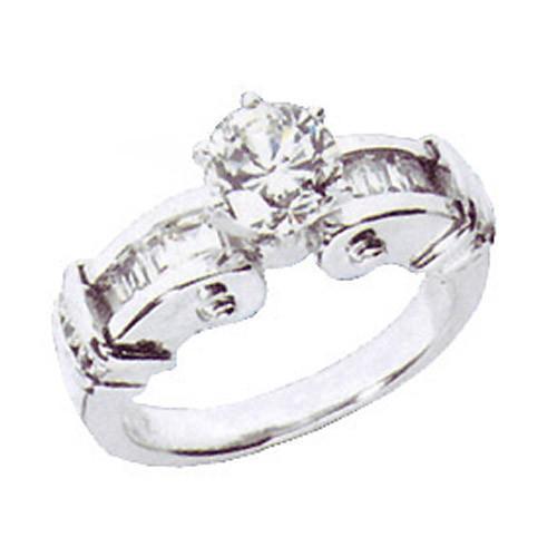 1,30 Karaat Echt Diamanten Verlovingsring Wit Goud 14K