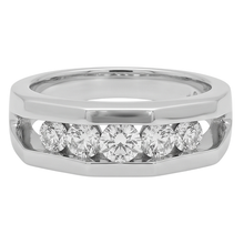 Afbeelding in Gallery-weergave laden, 1,40 Karaat Echt Diamanten Verlovingsring Voor Heren Wit Goud 14K
