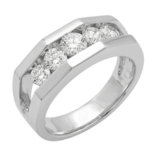 Afbeelding in Gallery-weergave laden, 1,40 Karaat Echt Diamanten Verlovingsring Voor Heren Wit Goud 14K
