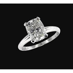 1,50 Ct. Stralend Geslepen Echt Diamanten Solitaire Ring 4 Tanden