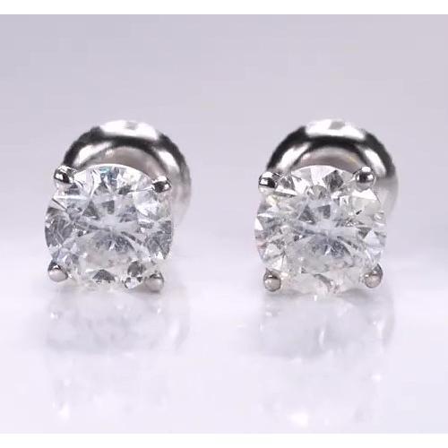 1,50 Karaat Ronde Echt Diamanten Studs