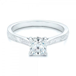 1,50 ct Princess Cut Sparkling Echt Diamant Anniversary Solitaire Ring