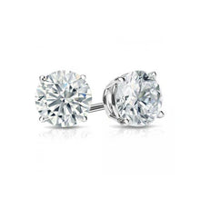 Afbeelding in Gallery-weergave laden, GIA-gecertificeerd Echte 1,60 Karaat Echt Diamanten Oorknopjes Goud Massief Wit Goud 14K

