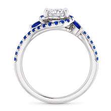Afbeelding in Gallery-weergave laden, 1,65 Karaat Blauwe Saffier Echt Diamanten Ring
