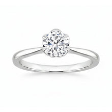 Afbeelding in Gallery-weergave laden, echte round diamant 1.70karaat ring bovenaanzicht
