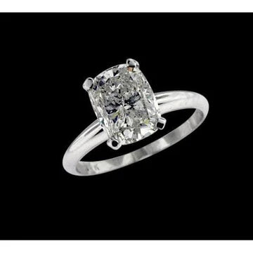 1,75 Karaat Stralend Geslepen Echt Diamanten Solitaire Ring Witgouden Sieraden