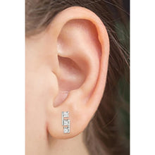 Afbeelding in Gallery-weergave laden, 1,80 Karaat Ronde Snede Druppel Oorbel 14K Wit Goud Unieke Stijl
