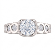 Afbeelding in Gallery-weergave laden, 1,86 Ct. Ronde Briljante Echt Diamanten Trouwdag Ring
