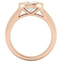 Afbeelding in Gallery-weergave laden, 2 Karaat Natuurlijke uit de aarde gewonnen Diamanten Solitaire Roségouden Ring Sieraden Nieuw
