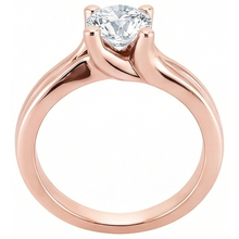Afbeelding in Gallery-weergave laden, 2.50 Karaat Ronde Natuurlijke uit de aarde gewonnen Diamanten Solitaire Roségouden Ring Nieuw
