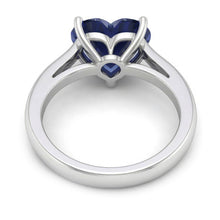 Afbeelding in Gallery-weergave laden, 2.50 Karaat Solitaire Ceylon Sapphire Ring Prong Set Witgoud
