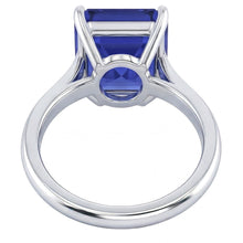 Afbeelding in Gallery-weergave laden, echte asscher diamant 2.50karaat ring profielweergave
