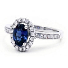 Afbeelding in Gallery-weergave laden, echte round diamant 2.50karaat ring zijaanzicht
