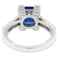 Afbeelding in Gallery-weergave laden, echte princess diamant 2.80karaat ring profielweergave
