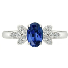 Afbeelding in Gallery-weergave laden, echte round diamant 2.85karaat ring zijaanzicht
