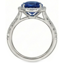 Afbeelding in Gallery-weergave laden, echte round diamant 2.90karaat ring op wit
