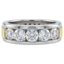 Afbeelding in Gallery-weergave laden, 2 Ct Ronde snede Diamanten Armband voor heren Nieuw
