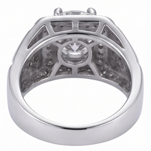 Afbeelding in Gallery-weergave laden, 2 Karaat Ronde Echt Diamanten Herenjubileumring Witgoud 14K Sieraden
