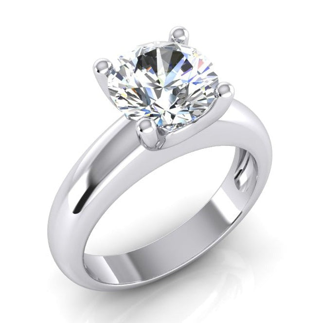 2 Karaats Natuurlijk Diamant Solitaire Verlovingsring Voor Dames