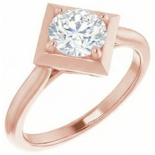 Afbeelding in Gallery-weergave laden, 2 Karaat Solitaire Ring Oud Geslepen Echte Natuurlijke uit de aarde gewonnen Diamant Vlieger Stijl Sieraden
