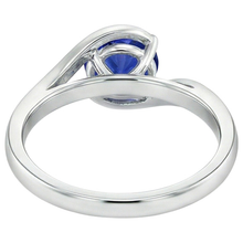 Afbeelding in Gallery-weergave laden, echte round diamant 2karaat ring zijaanzicht
