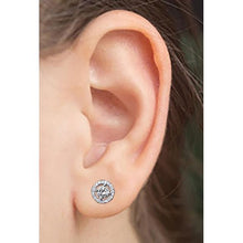 Afbeelding in Gallery-weergave laden, 2,28 Ct Briljant Geslepen Echt Diamanten Dames Halo Oorknopjes Met Jassen
