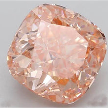 Afbeelding in Gallery-weergave laden, Cushion Roze Saffier ring in Gold – vooraanzicht
