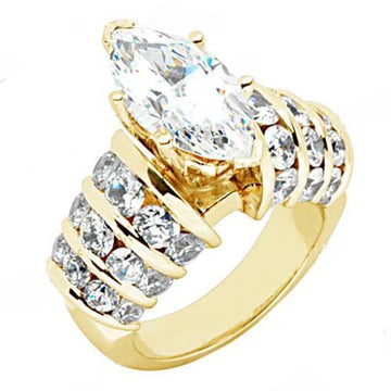 2.50 Karaat Verlovingsring Marquise Echt Diamond