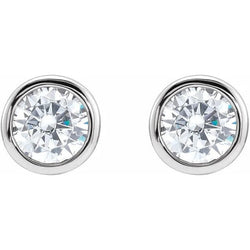 2.50 karaat Kastzetting Natuurlijke Echte Diamanten Oorknoppen Witgoud 14K G VS1
