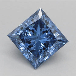 2,50 karaat losse natuurlijke blauwe diamant, Princess-slijpvorm, F VS1