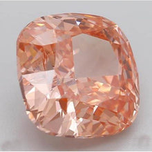Afbeelding in Gallery-weergave laden, Roze Saffier Cushion Loose Sapphires Natural in Gold – zijaanzicht
