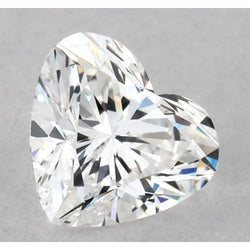 2,5 karaat hartvormige natuurlijke diamant, gewonnen uit de aarde, losse diamant E VVS1, zeer goede slijping.