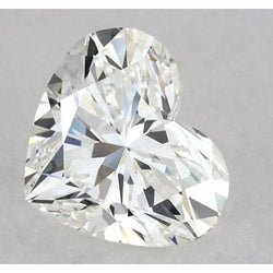 2,5 karaat hartvormige natuurlijke diamant, gewonnen uit de aarde, losse diamant, F VS1, zeer goede slijping.