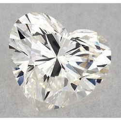 2,75 karaat hartvormige natuurlijke diamant, gewonnen uit de aarde, losse diamant, F VVS2, zeer goede slijping.