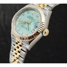 Afbeelding in Gallery-weergave laden, groene diamanten wijzerplaat Rolex
