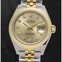 Natuurlijk Rolex Tweekleurig Dameshorloge 26mm Geelgoud 118K