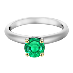 Comfort Fit Edelsteen Ring – Colombiaanse Smaragd 2 karaat