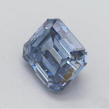 Afbeelding in Gallery-weergave laden, Royal Blue Saffier Loose Emerald Natural 2,49-karaat Gold – zijaanzicht
