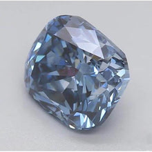 Afbeelding in Gallery-weergave laden, Cushion Blauwe Saffier ring in Gold – vooraanzicht

