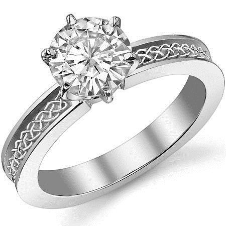 2 Ct Solitaire Ronde Briljant Geslepen Echt Diamanten Jubileumring