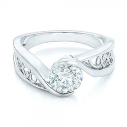 Natuurlijke Diamanten Ring 2ct - Witgoud 14K