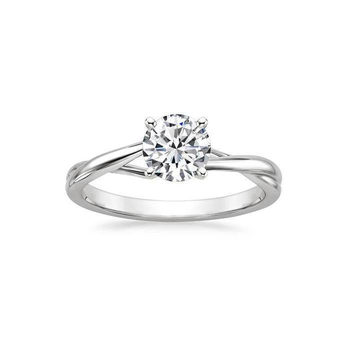 2 Ct Sprankelende Ronde Geslepen Echt Diamanten Solitaire Jubileumring