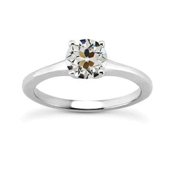 2 Karaat Solitaire Damesring Natuurlijke uit de a aarde gewonnen Diamant