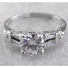 Afbeelding in Gallery-weergave laden, 2 Karaat Ronde Echt Diamanten Verlovingsring Wit Goud 14K
