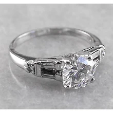 Afbeelding in Gallery-weergave laden, 2 Karaat Ronde Echt Diamanten Verlovingsring Wit Goud 14K
