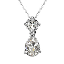 Stijlvol Briljant Hanger 4 karaat – 14K Witgoud – HarryChadEnt