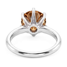 Afbeelding in Gallery-weergave laden, 2,25 Karaat Solitaire Champagne Natuurlijke uit de aarde gewonnen Diamanten Sieraden Edelsteen Ring
