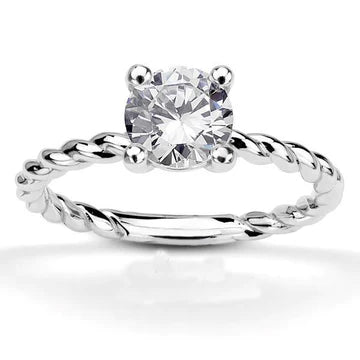 2,25 Ct Ronde Briljant Geslepen Echt Diamanten Bruiloft Solitaire Ring