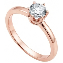 2.50 Karaat Natuurlijke uit de aarde gewonnen Diamanten Solitaire Ring Roségoud Sieraden